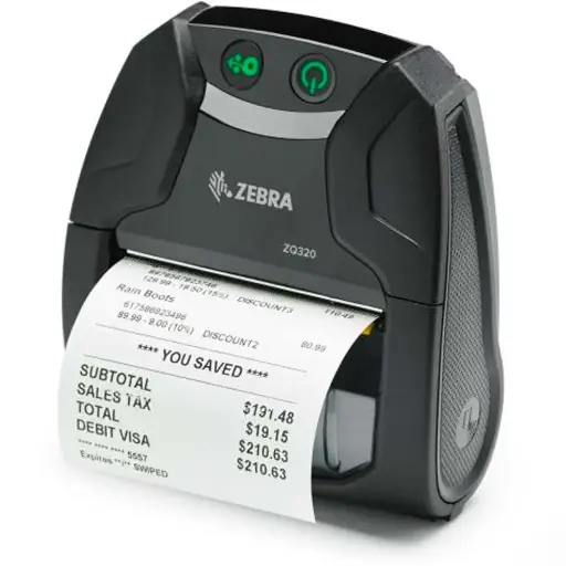 [ZQ32-A0E04TL-00] DT Printer ZQ320 Plus; Bluetooth 4.X, No Label Sensor, Outdoor Use, English, Group L &nbsp;