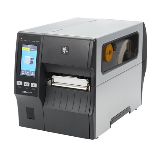 [43212112] TT Printer ZT411; 4", 203 dpi, US Cord, Serial, USB, 10/100 Ethernet, Bluetooth 4.1/MFi, USB Host.
